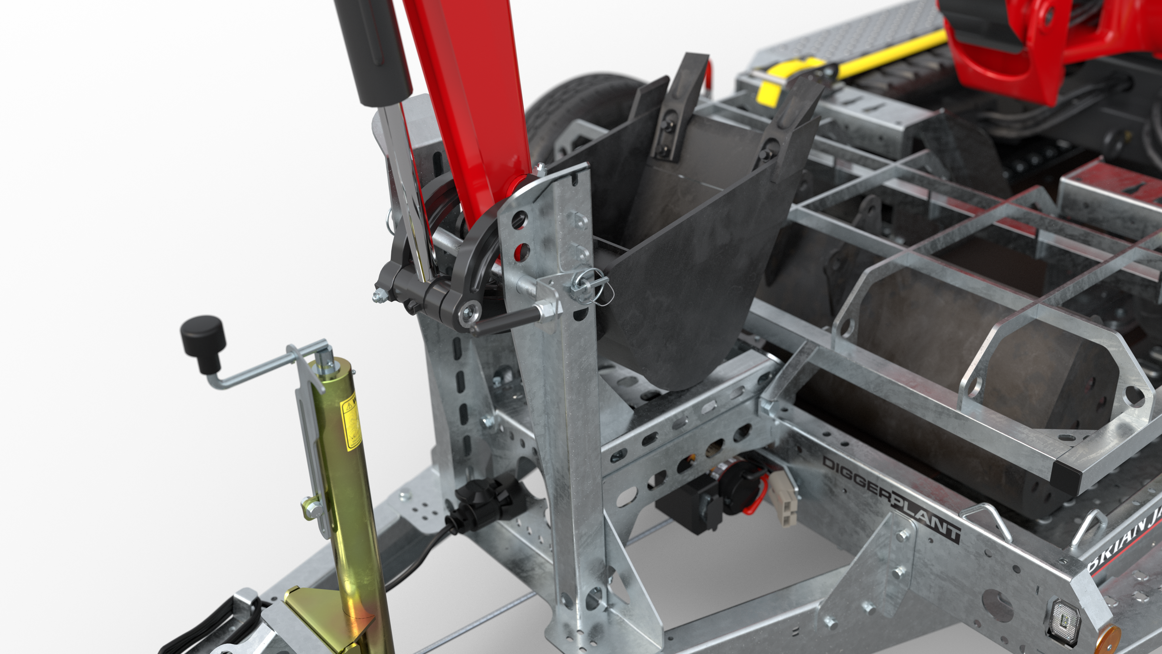 Przyczepa podkoparkowa BRIAN JAMES TRAILERS DIGGER PLANT 2.8m x 1.3m