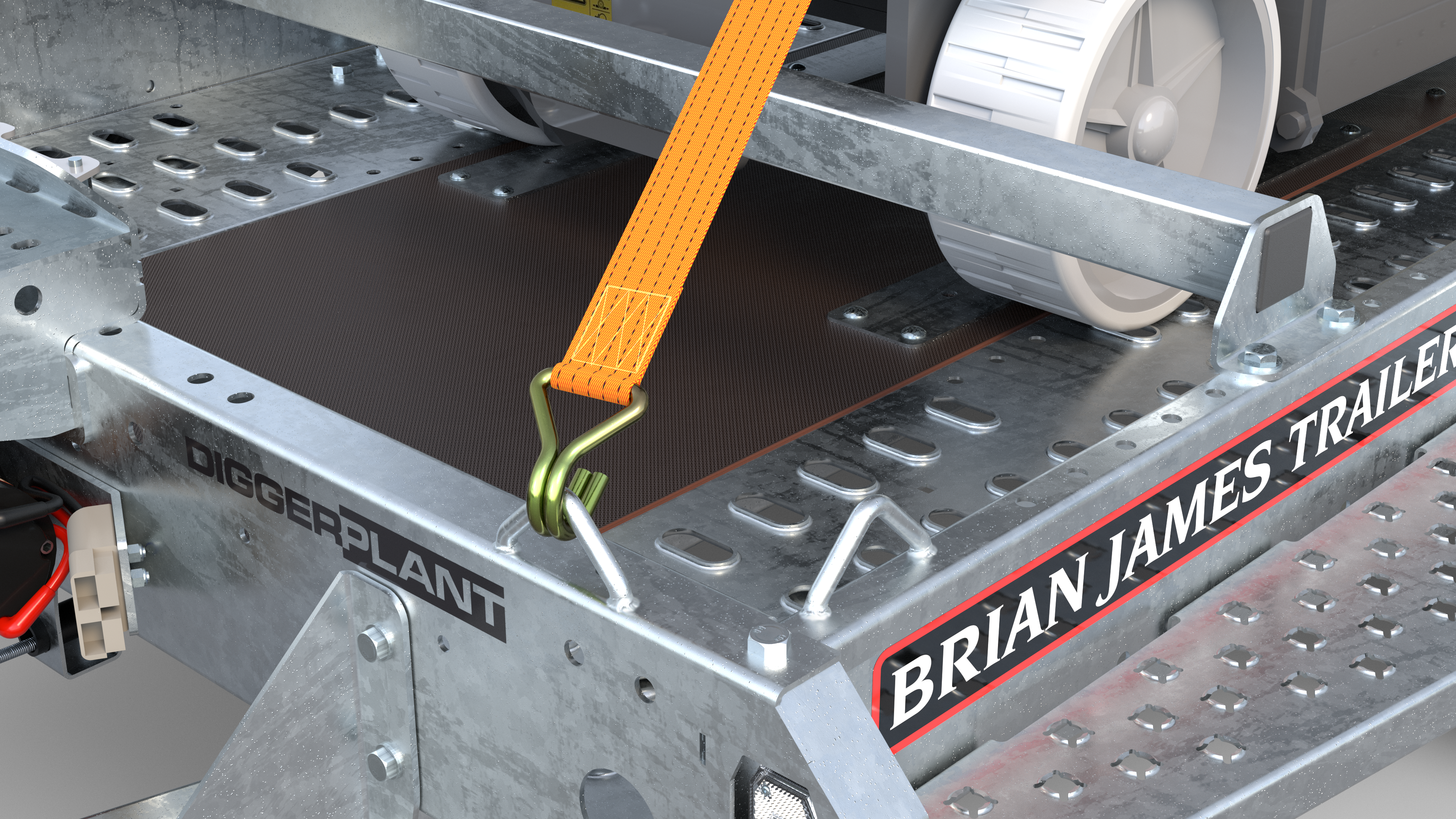 Przyczepa podkoparkowa BRIAN JAMES TRAILERS DIGGER PLANT 2.8m x 1.3m