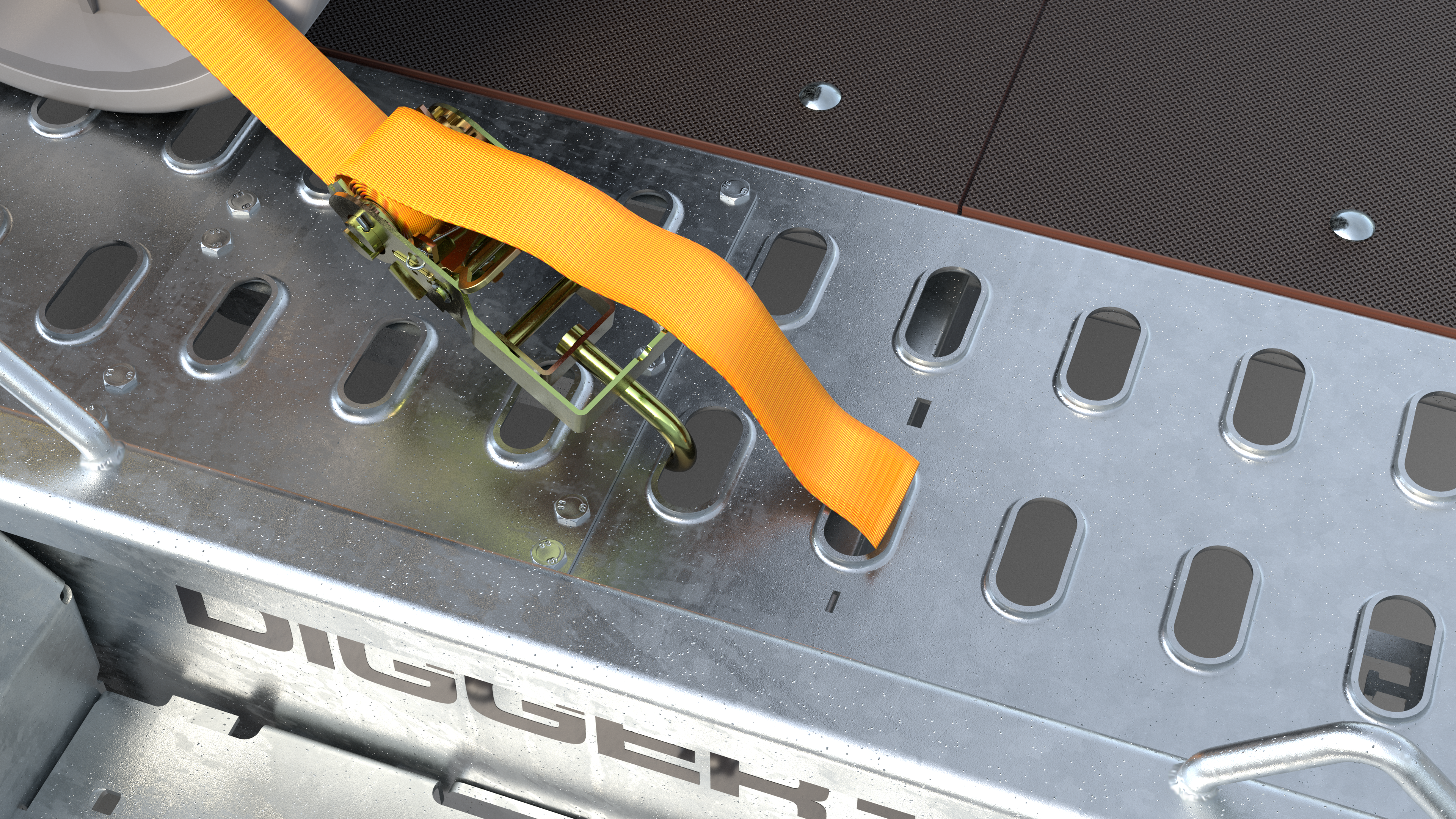 Przyczepa podkoparkowa BRIAN JAMES TRAILERS DIGGER PLANT 2.8m x 1.3m