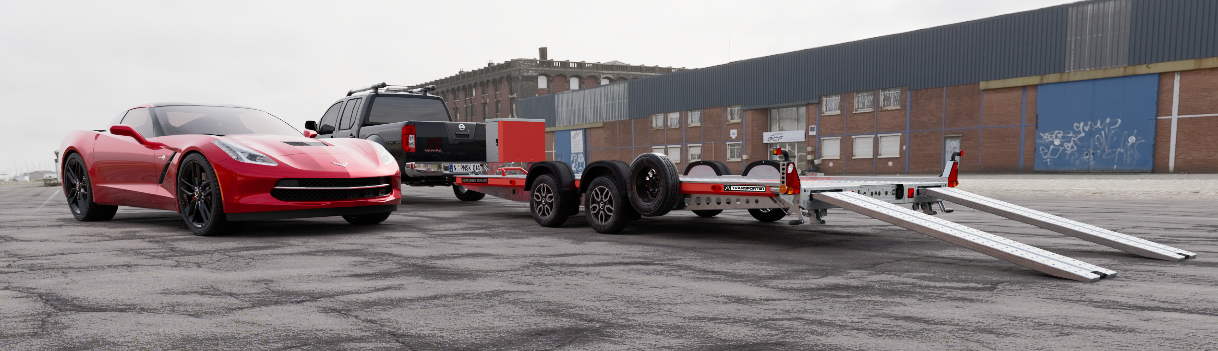 Laweta Brian James Trailers   A Transporter 4.5m x 2.0m