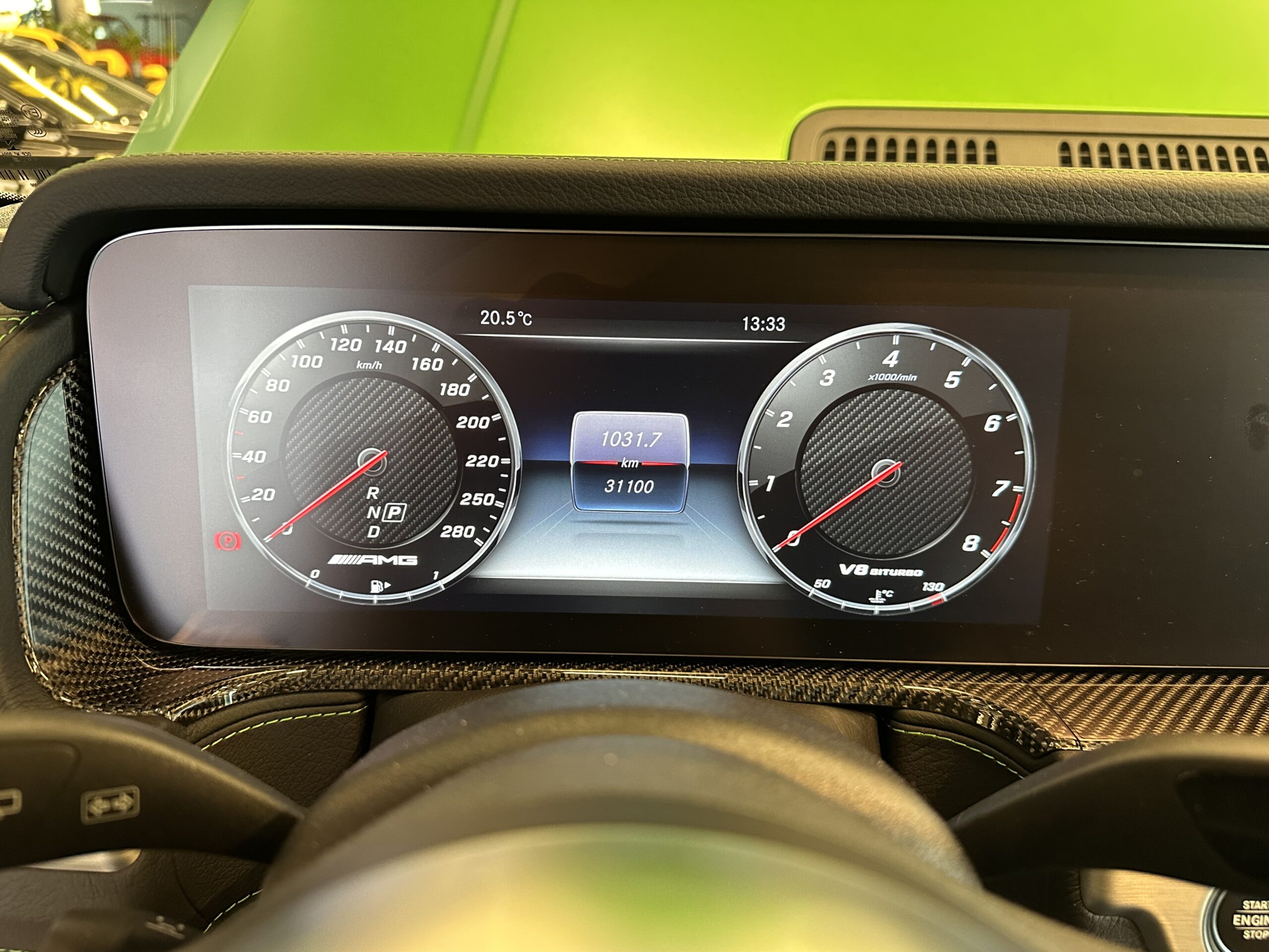 Mercedes-Benz Klasa G W464 4.0 G63 AMG 4MATIC 585 KM GREEN HELLO MAGNO