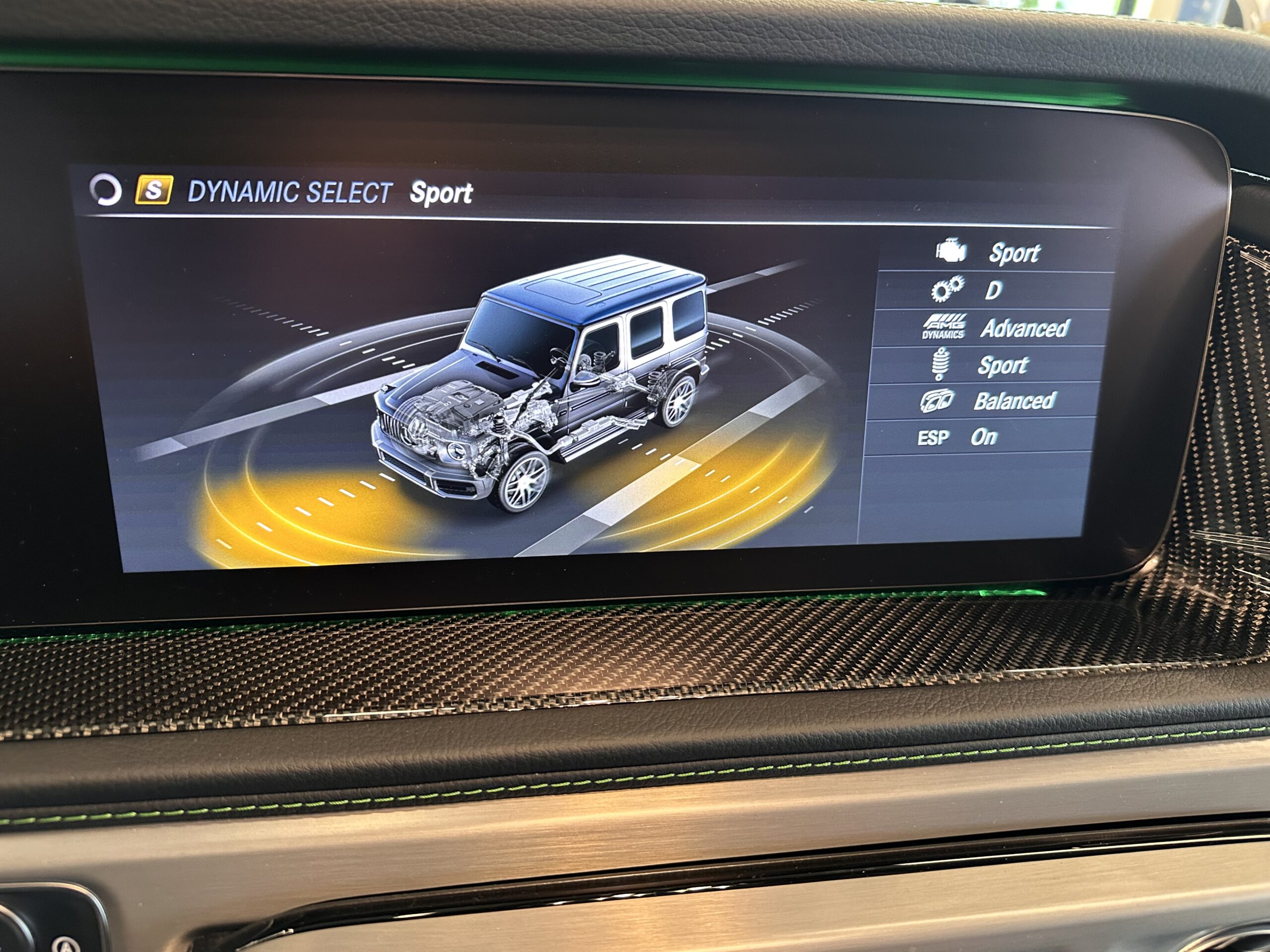 Mercedes-Benz Klasa G W464 4.0 G63 AMG 4MATIC 585 KM GREEN HELLO MAGNO