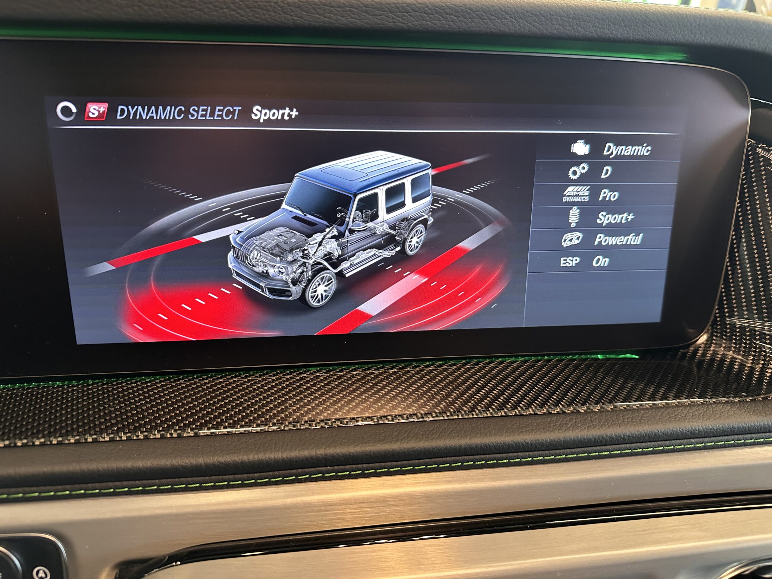 Mercedes-Benz Klasa G W464 4.0 G63 AMG 4MATIC 585 KM GREEN HELLO MAGNO