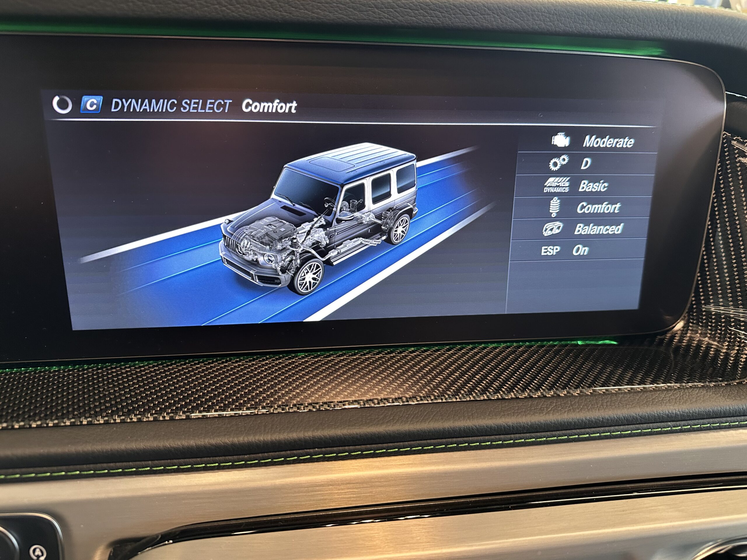 Mercedes-Benz Klasa G W464 4.0 G63 AMG 4MATIC 585 KM GREEN HELLO MAGNO